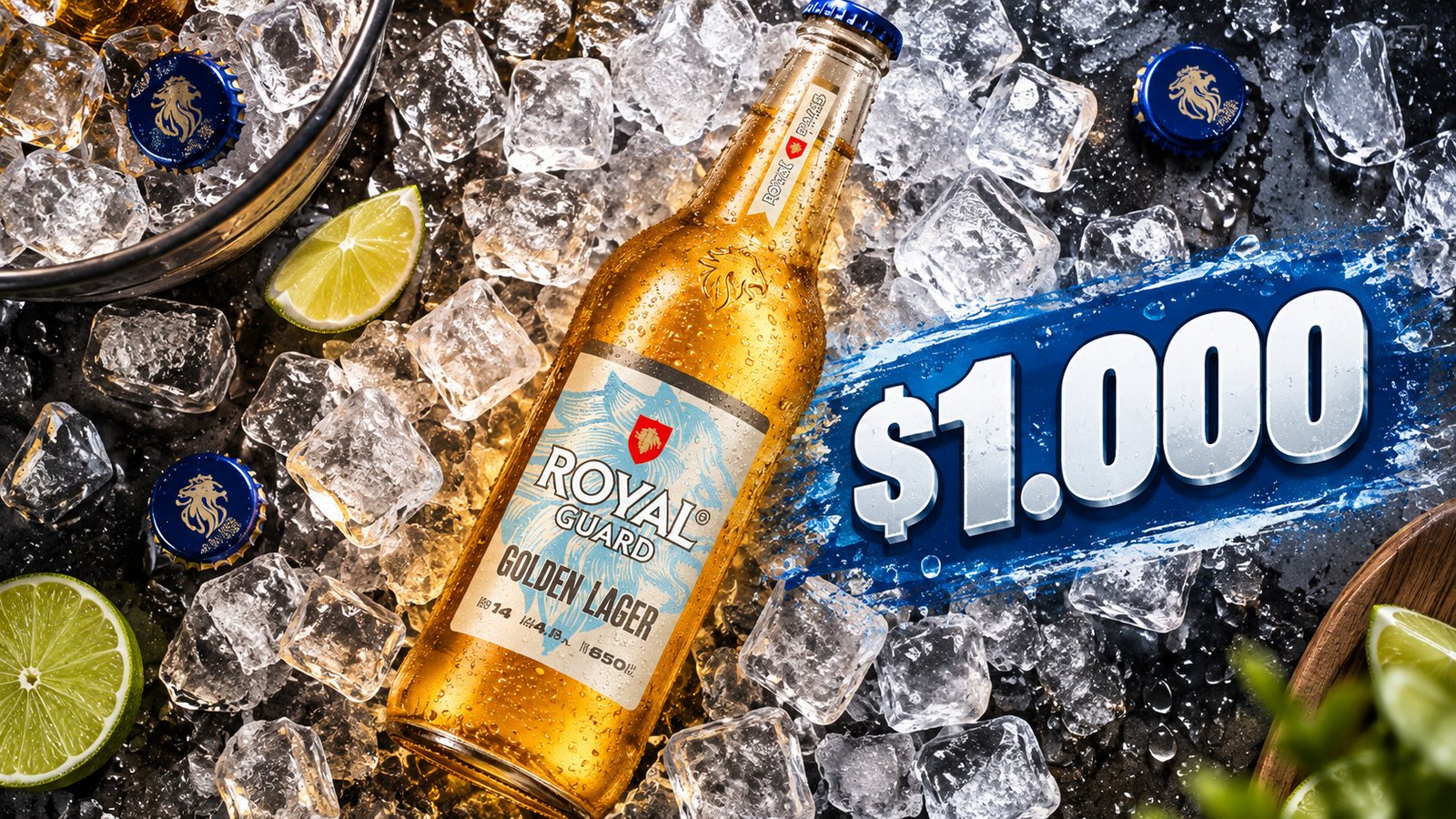 Royal Guard Golden Lager, $1.000